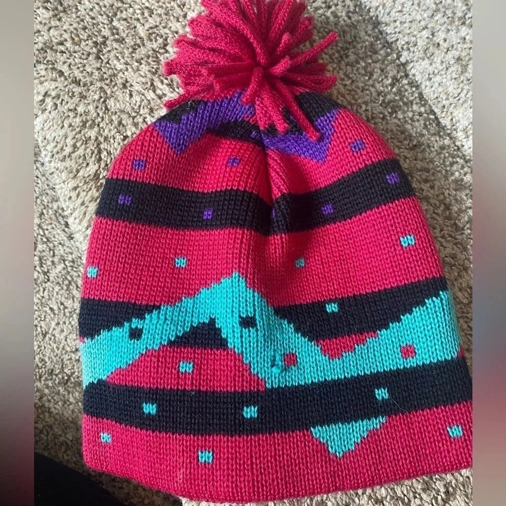 Vintage‎ Wigwam 100% Pure Wool 80s Style Beanie - Picture 2 of 5